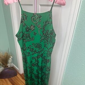 STORM sleeveless green dress M